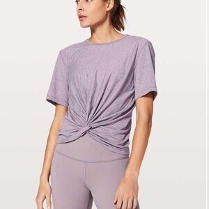 Gianni Bini Purple Twist Front Top | Medium